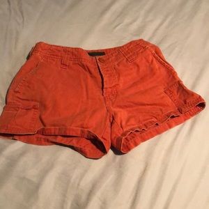 Burnt orange Abercrombie and Fitch shorts